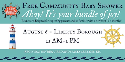 Imagem principal do evento Free Community Baby Shower - Liberty Borough