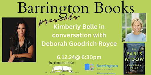 Imagem principal do evento Kimberly Belle In Conversation with Deborah Goodrich Royce
