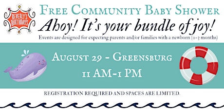 Free Community Baby Shower - Greensburg