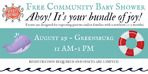 Free Community Baby Shower - Greensburg primary image