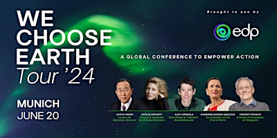 Imagem principal do evento WE CHOOSE EARTH TOUR ’24 | MUNICH   @Smarter E-Europe