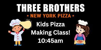 Imagem principal de Kids Pizza Making Class! 10:45am TIME SLOT