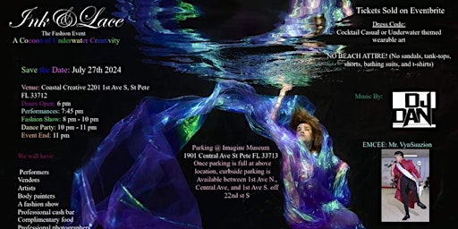 Immagine principale di Ink&Lace the Fashion Event A Cocoon of Underwater Creativity 