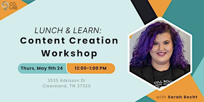 Lunch & Learn: Content Creation Workshop primary image