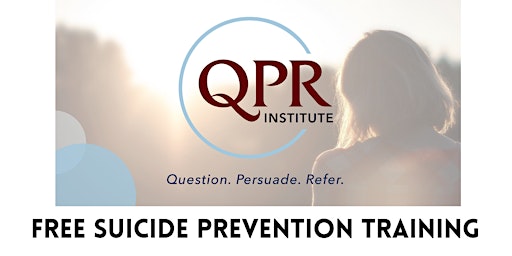 Imagem principal do evento QPR  Suicide Prevention Training