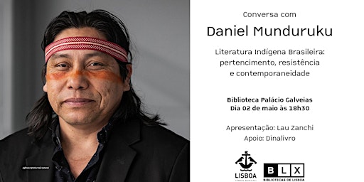 Conversa com o escritor Daniel Munduruku - Literatura Indígena Brasileira primary image
