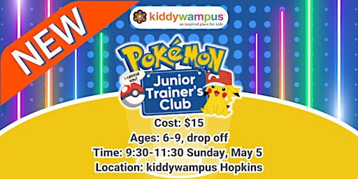 NEW! Pokemon Jr. Trainer's Club! primary image