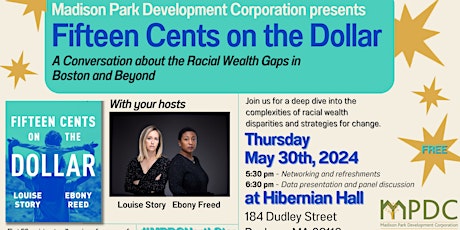 Fifteen Cents on the Dollar - A Conversation about Racial Wealth Gaps