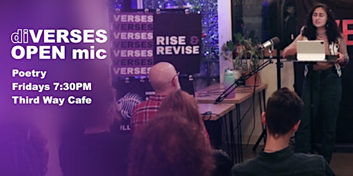 diVERSES Poetry Open Mic--Every Friday (FREE) primary image