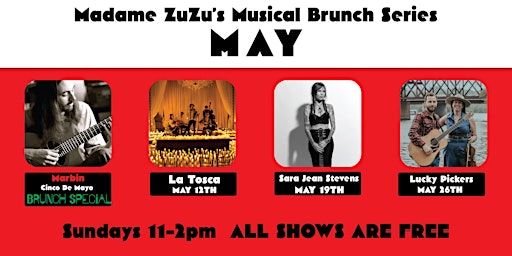 Immagine principale di Musical Brunch Series at Madame ZuZu's 