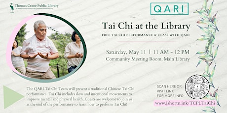 Tai Chi Performance & Class w/ QARI