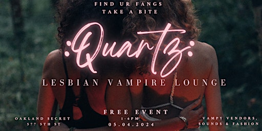 Imagem principal do evento Quartz Lesbian Vampire Lounge