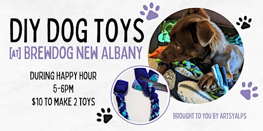 Imagem principal do evento DIY Dog Toys @ BrewDog New Albany