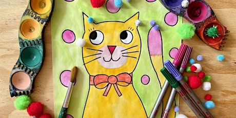 Kostenloser Malworkshop "Süße Katze" für Kinder