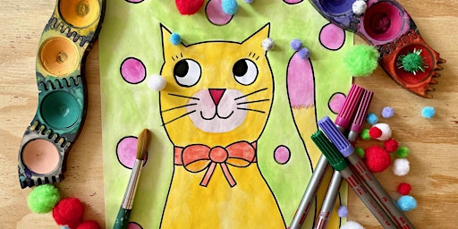 Kostenloser Malworkshop "Süße Katze" für Kinder primary image