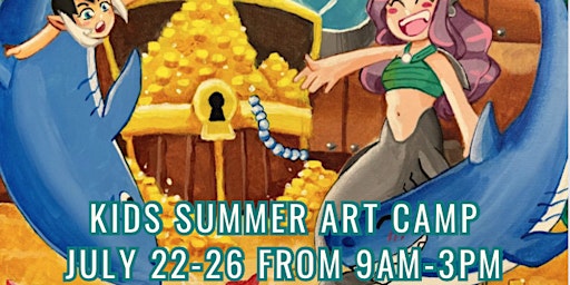 Kids Summer Art Camp: Mermaids and Sharks Theme primary image