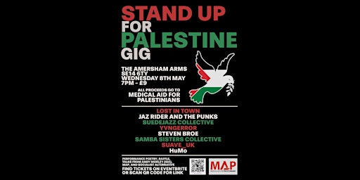 Imagem principal do evento Stand Up for Palestine fundraiser