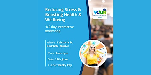 Imagem principal do evento Reduce Stress and boost Health and Wellbeing.