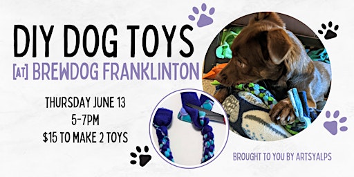 Imagen principal de DIY Dog Toys @ BrewDog Franklinton
