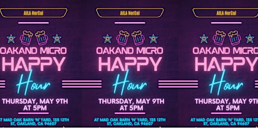 Imagem principal do evento AILA NorCal Micro Happy Hour! (Oakland)
