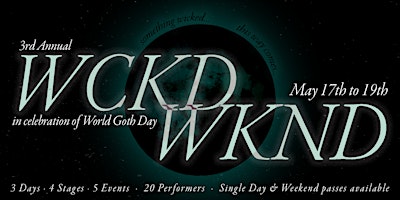 Imagem principal do evento 3rd Annual WCKD WKND