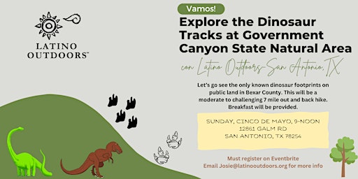 LO SATX | Explore the Dinosaur Tracks at Government State Natural Area primary image