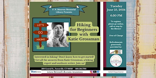 Immagine principale di Hiking for Beginners with Katie Grossman 