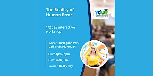 The Reality of Human Error primary image