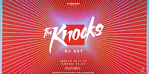 Imagem principal do evento Nü Androids presents: The Knocks (DJ Set)