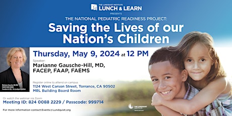 Saving the Lives of our Nation’s Children