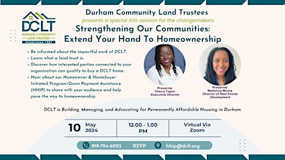 Strengthening Our Communities: Extend Your Hand To Homeownership