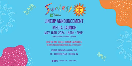 Sunfest '24 Media Launch Presented by TD primary image