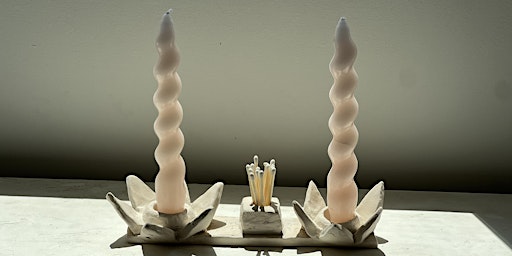 Imagem principal de Intro Pottery Class - Candle Holder Ceramics Class