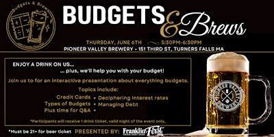 Budgets and Brews primary image