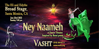 Primaire afbeelding van Ney Naameh - A multimedia dance theater- Based on Rumi's poem