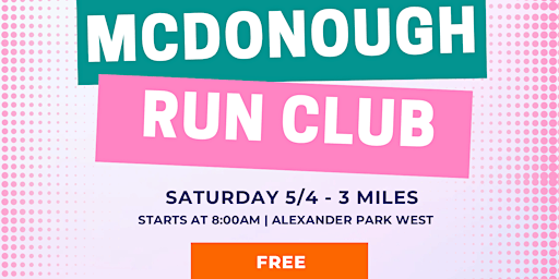 Imagem principal do evento McDonough Run Club