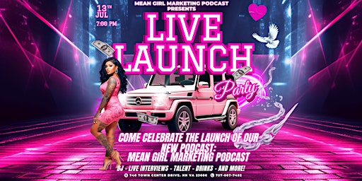 Primaire afbeelding van Mean Girl Marketing Podcast Live Launch Party