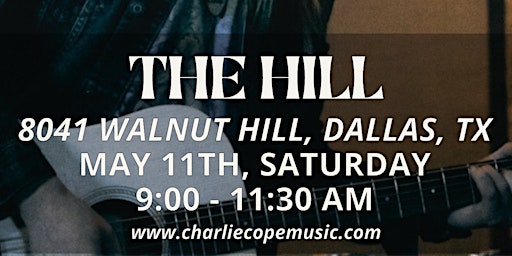 Image principale de Charlie Cope Live & Acoustic @ The Hill