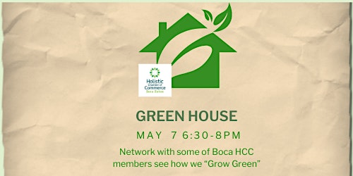 Join us in our  Greenhouse meet n' greet our Members