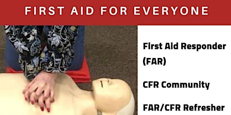 First Aid Responder 3 day course primary image