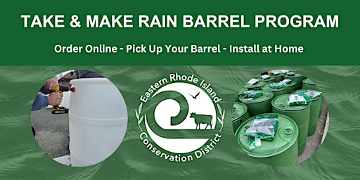 Imagem principal do evento TAKE & MAKE RAIN BARREL PROGRAM- Barrington RI