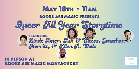In-Store: Queer All Year: Storytime Edition!