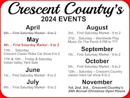 Hauptbild für First Saturday Market - Crescent Country