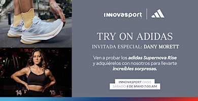 Image principale de Try ON Adidas Supernova Rise, con Dani Morett