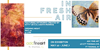 Imagen principal de In Fresh Air: Featuring the work of Kitty Uetz & Judith Monroe