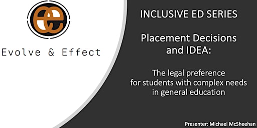 Imagen principal de Placement Decisions and IDEA: Legal preference for general education