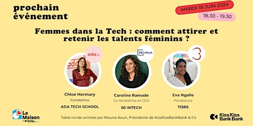 Hauptbild für Femmes dans la Tech : comment attirer et retenir les talents féminins ?