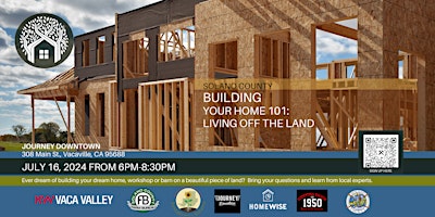 Imagem principal do evento BUILDING YOUR HOME 101: LIVING OFF THE LAND