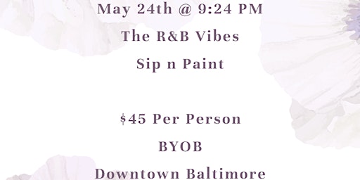 The R&B Vibes: Sip, Puff n Paint primary image