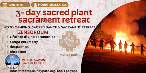 Imagem principal do evento SACRAMENT RETREAT - MOUNT SHASTA, CA.
